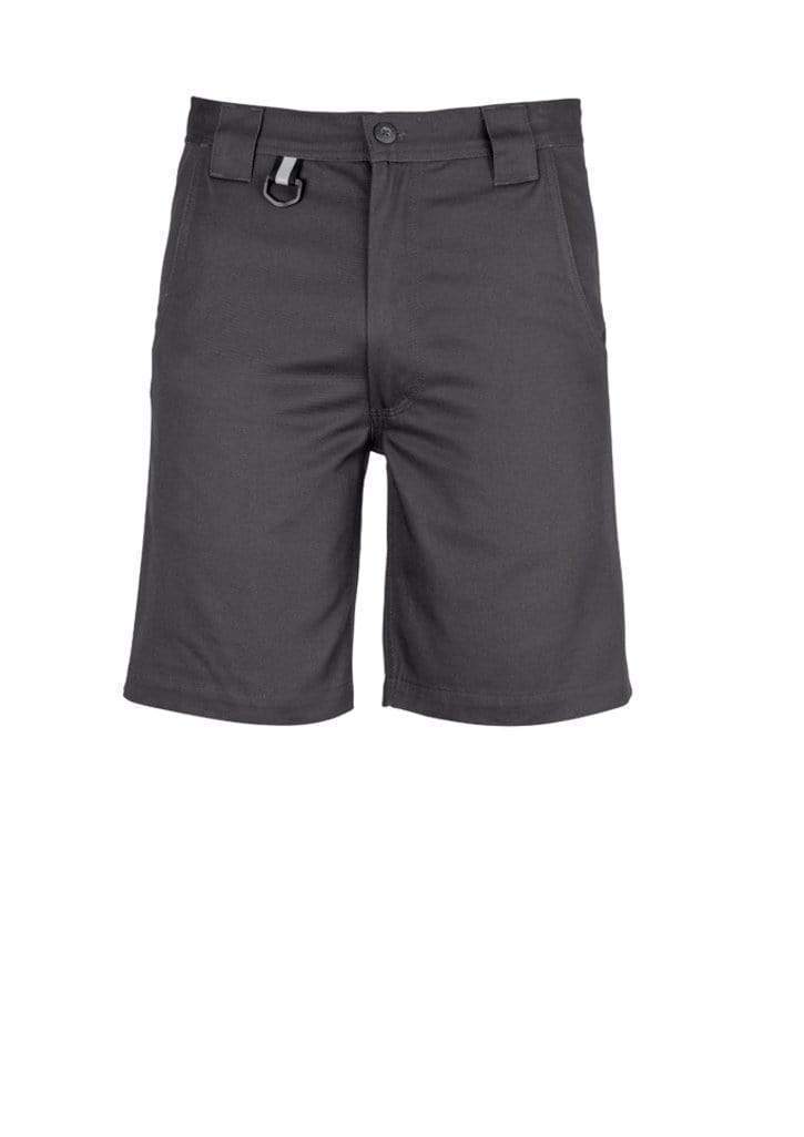 SYZMIK Men’s Plain Utility Shorts ZW011 Work Wear Syzmik Charcoal 72 